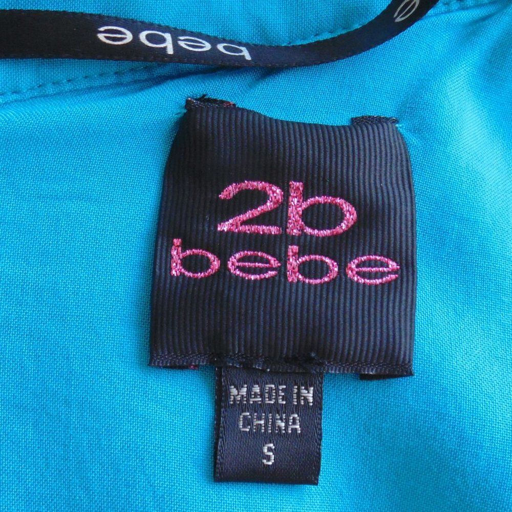 2B BEBE Romper, S, Ruffle One shoulder, Short, Blue, Pockets - Picture 12 of 14